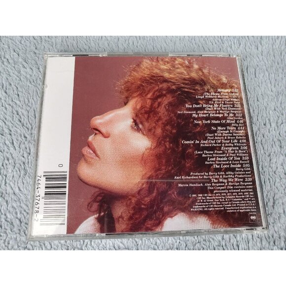Memories Barbra Streisand CD 1981 - Picture 4 of 4